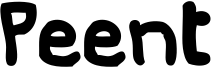 Peent.ttf