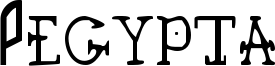 Pegypta Font