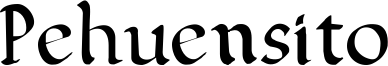 pehuensito.ttf