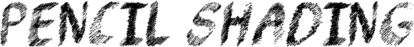 Pencil Shading Font