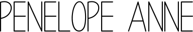 Penelope Anne Font