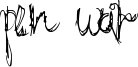 Pen War Font