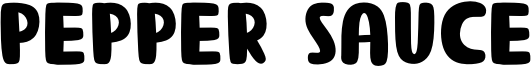 Pepper Sauce Font