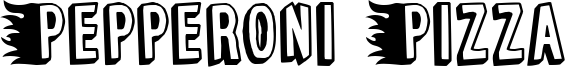Pepperoni Pizza Font