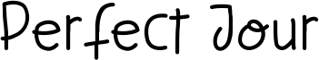 Perfect Jour Font