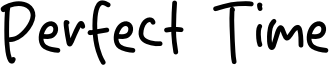 Perfect Time Font