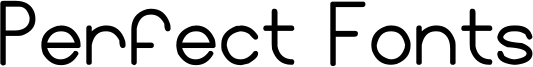 Perfect Fonts Font