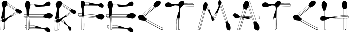 Perfect Match Font