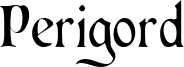 Perigord Font