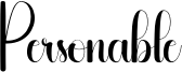Personable.otf