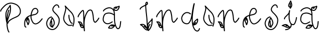 Pesona Indonesia Font