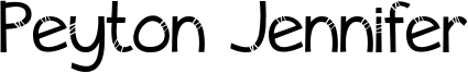 peyton jennifer decorated.ttf