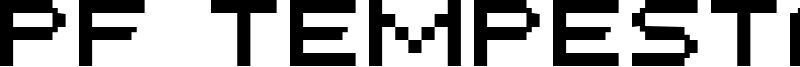 PF Tempesta Five Font