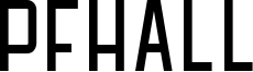 PFHall Font