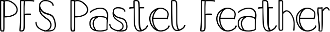 PFS Pastel Feather Font
