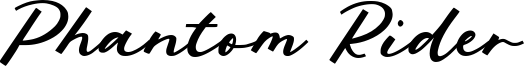 Phantom Rider Font