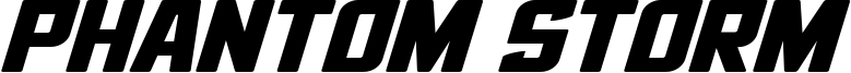 Phantom Storm Font