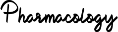 Pharmacology Font