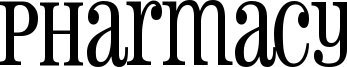 Pharmacy Font