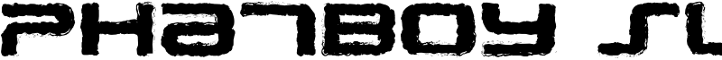 PhatBoy Slim Rough Font