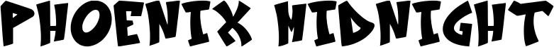 Phoenix Midnight Font