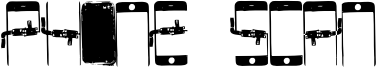 Phone Scan Font