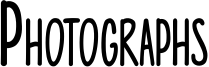 Photographs Font
