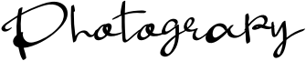 Photograpy Font