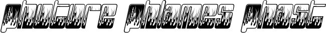 Phuture Phlames Phast Font