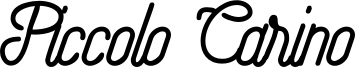 Piccolo Carino.otf