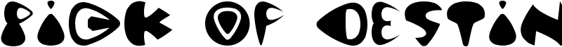 Pick of Destiny Font