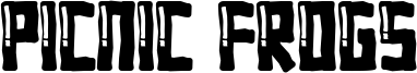 Picnic Frogs Font