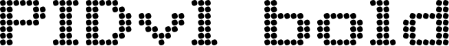 PIDvl bold Font