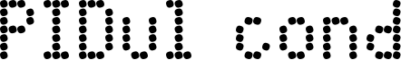PIDvl cond Font