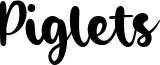 Piglets Font