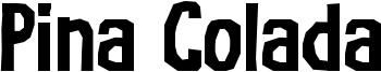 Pina Colada Font