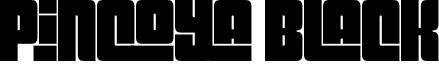 Pincoya Black Font