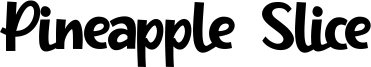 Pineapple Slice Font