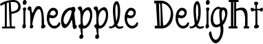 Pineapple Delight Font
