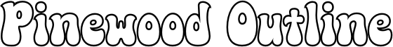 Pinewood Outline Font