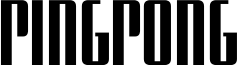 PingPong Font