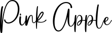 Pink Apple Font