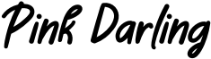 Pink Darling Font