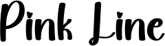 Pink Line Font