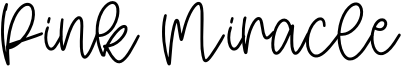 Pink Miracle Font