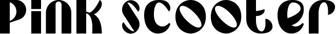 Pink Scooter Font