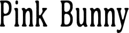 Pink Bunny Font