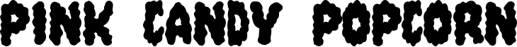 Pink Candy Popcorn Font