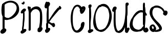 Pink Clouds Font