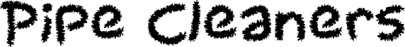 Pipe Cleaners Font